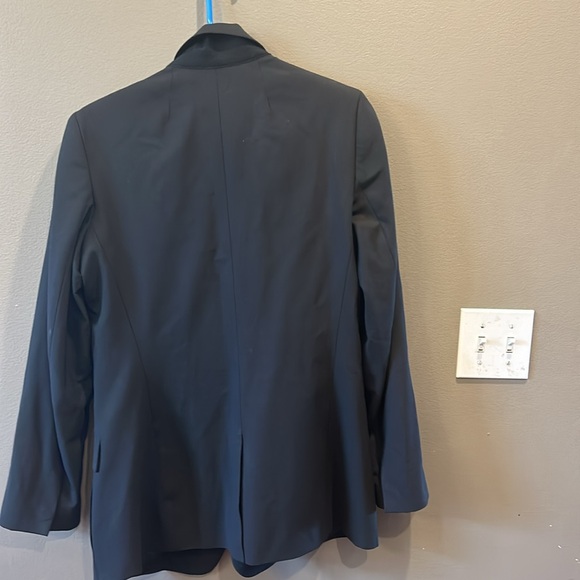 THEORY WOOL BLAZER BLACK SIZE 10 - Picture 5 of 6